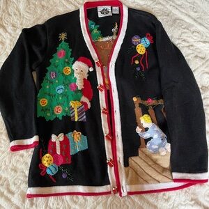 Vintage Storybook Knits Christmas Sweater